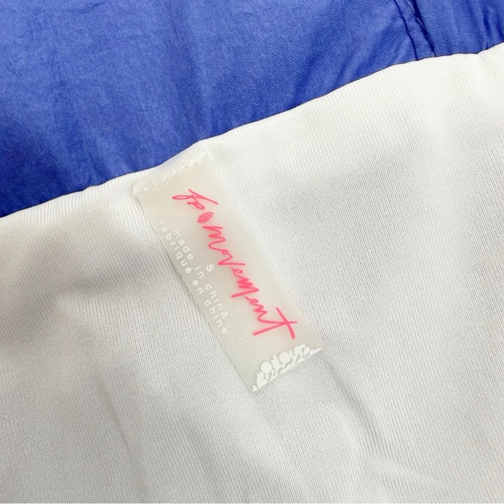 Free People Movement The Way Home Logo Shorts Athletic Hague Blue